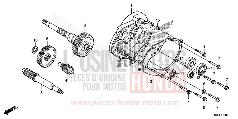 TRANSMISSION for S-Wing ABS PEARL COOL WHITE (NHA16) from 2012